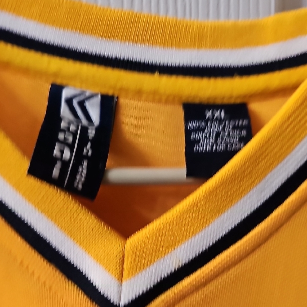 MENS Yellow Sports Jersey - Picture 5 of 6